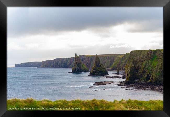 The Beautiful  Stacks of Duncansby Framed Print by Lrd Robert Barnes