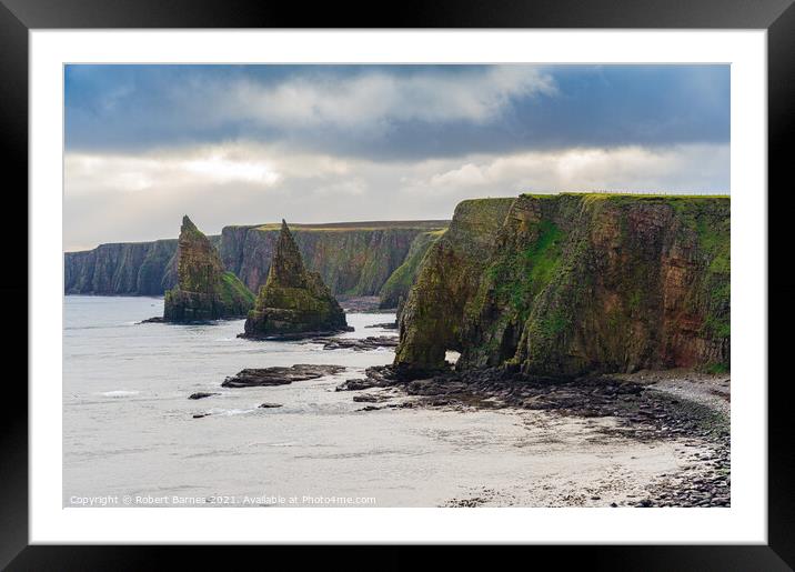 The Stacks of Duncansby Framed Mounted Print by Lrd Robert Barnes