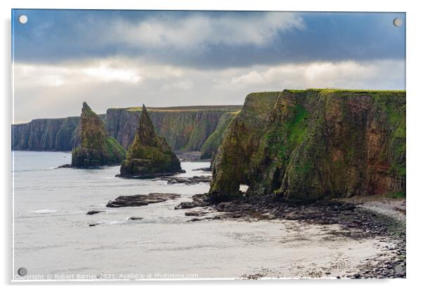 The Stacks of Duncansby Acrylic by Lrd Robert Barnes