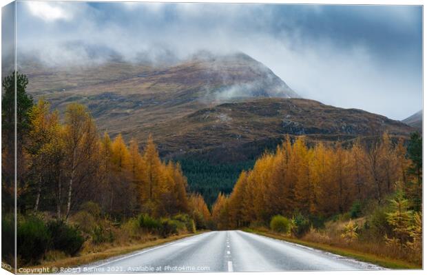 The Road To Ben Nevis Canvas Print by Lrd Robert Barnes