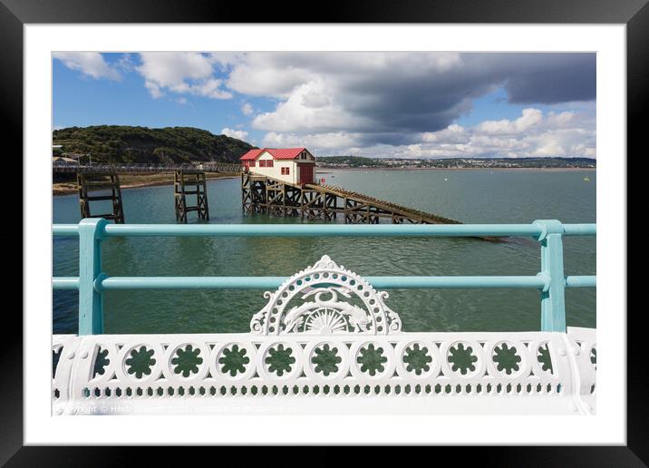 Old Mumbles Lifeboat Station Framed Mounted Print by Heidi Stewart