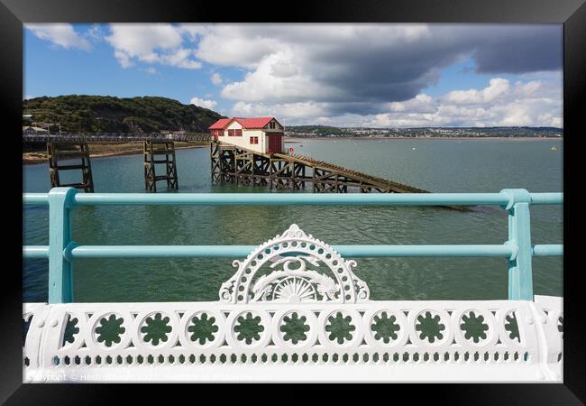 Old Mumbles Lifeboat Station Framed Print by Heidi Stewart