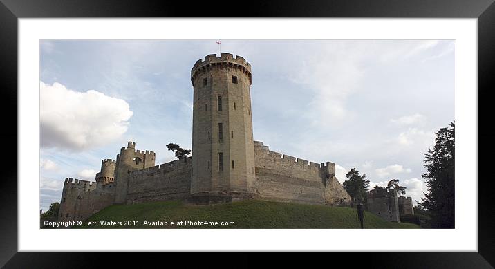 Warwick Castle Framed Mounted Print by Terri Waters