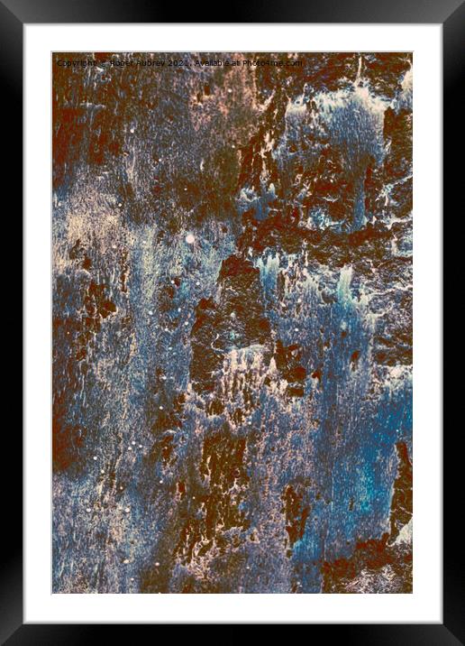 Abstract in wood Framed Mounted Print by Roger Aubrey