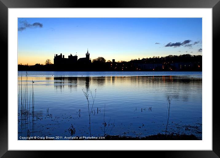 Linlithgow Palace Scotland Framed Mounted Print by Craig Brown