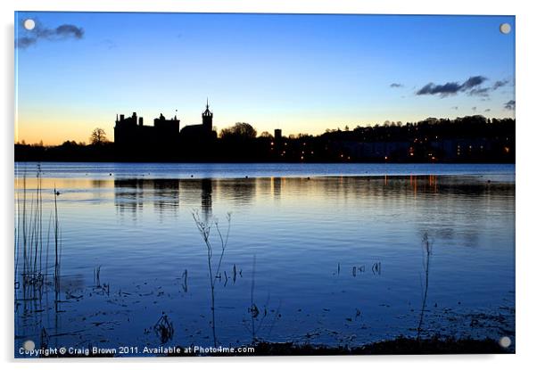 Linlithgow Palace Scotland Acrylic by Craig Brown