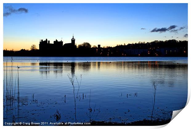 Linlithgow Palace Scotland Print by Craig Brown