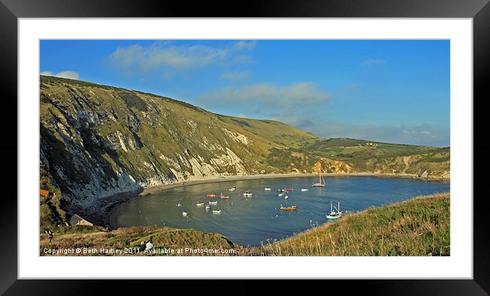 Lulworth Cove Framed Mounted Print by Beth Hartley