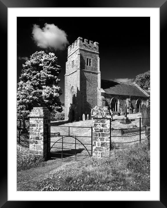 All Saints Church, Eggesford Framed Mounted Print by Darren Galpin