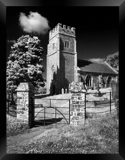All Saints Church, Eggesford Framed Print by Darren Galpin