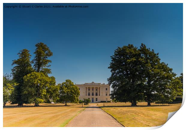 Burton Park Print by Stuart C Clarke