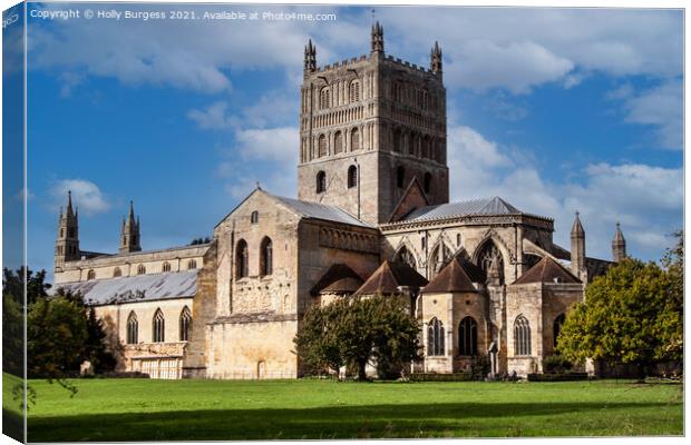Gloucestershire Church,  Canvas Print by Holly Burgess