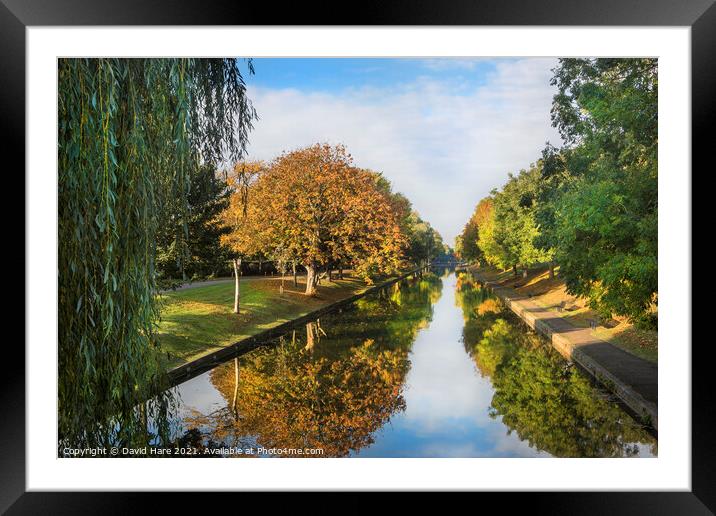 Royal Military Canal Framed Mounted Print by David Hare