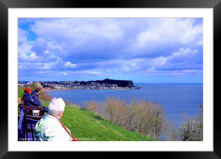 Scarborough, North Yorkshire coast, UK. Framed Mounted Print by john hill