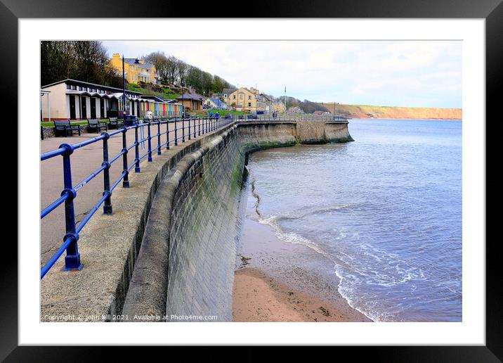 Filey seafront, Yorkshire, UK Framed Mounted Print by john hill