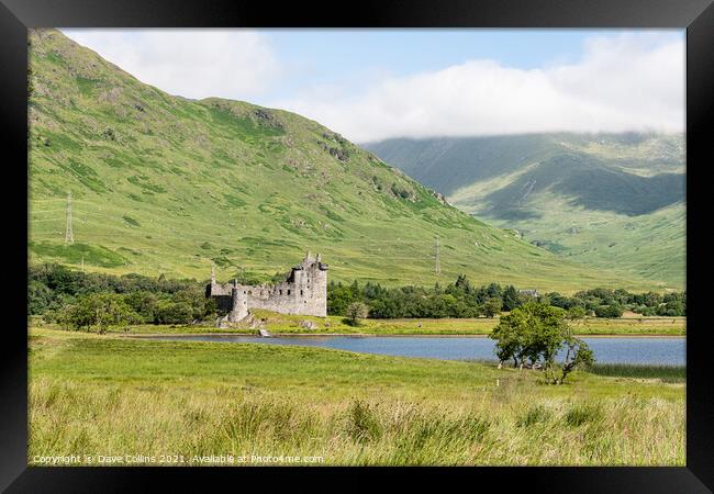 Kilchurn Castle on the edge of Loch Awe, Argyll And Bute, Scotland Framed Print by Dave Collins