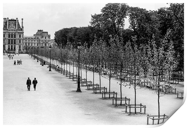 The Tuileries Print by Gerry Walden LRPS