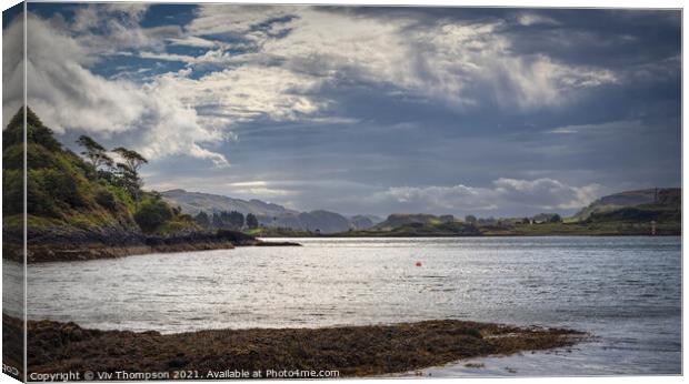 Ganavan View Canvas Print by Viv Thompson