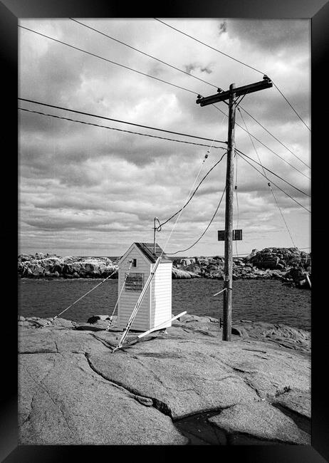 Power lines Framed Print by Gerry Walden LRPS