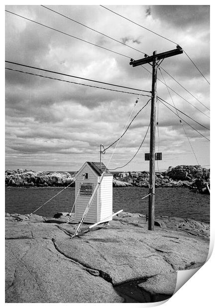 Power lines Print by Gerry Walden LRPS