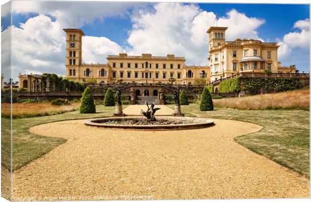 Osborne House Isle of Wight Canvas Print by Roger Mechan