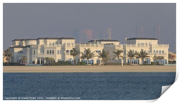 Dubai Property Panorama                    Print by David Pyatt