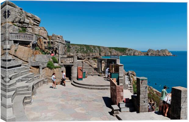 The Minack Theatre Cornwall Canvas Print by Kevin Britland