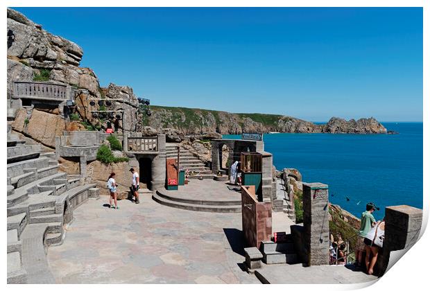 The Minack Theatre Cornwall Print by Kevin Britland