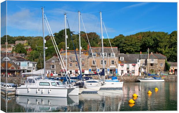 Padstow harbour Cornwall Canvas Print by Kevin Britland