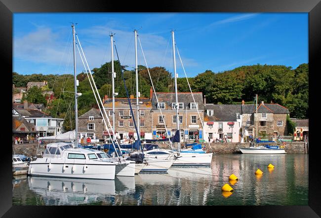 Padstow harbour Cornwall Framed Print by Kevin Britland