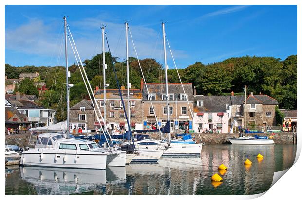 Padstow harbour Cornwall Print by Kevin Britland