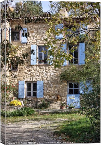 Charm of Provence Canvas Print by Roger Mechan