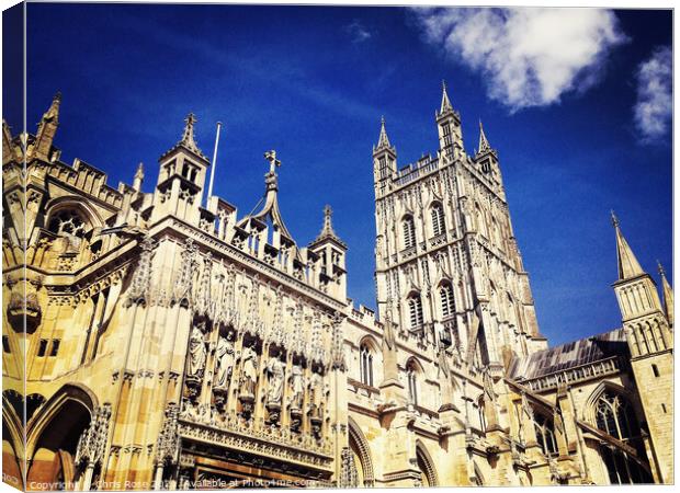 Gloucester Cathedral Canvas Print by Chris Rose