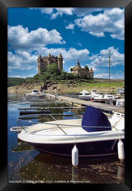 Towers of Reflection Framed Print by Roger Mechan