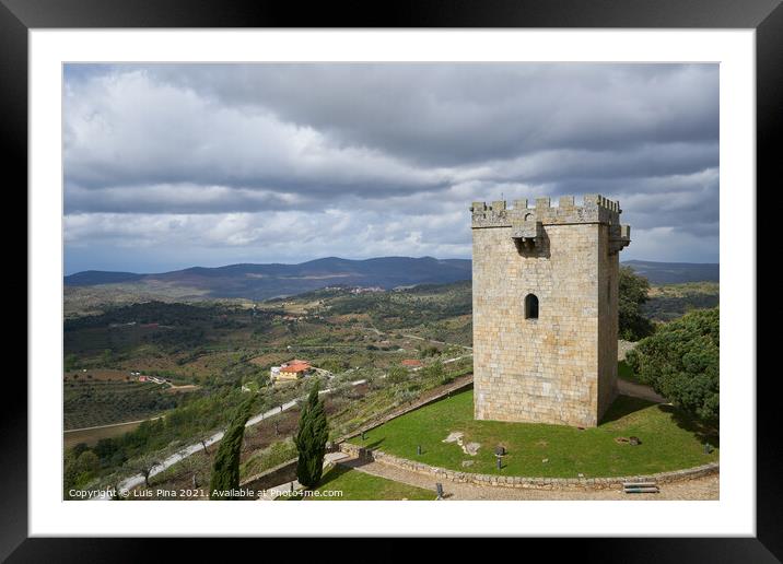 Pinhel castle tower in Portugal Framed Mounted Print by Luis Pina