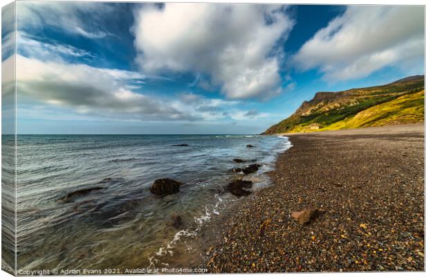 Nant Gwrtheyrn Llyn Peninsula Wales Canvas Print by Adrian Evans