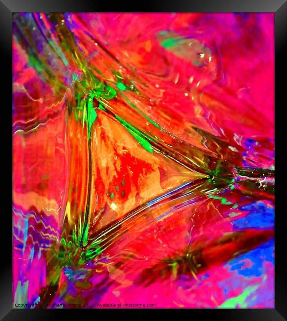 Colourful Abstract Framed Print by Stephanie Moore