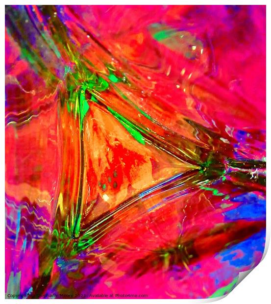 Colourful Abstract Print by Stephanie Moore