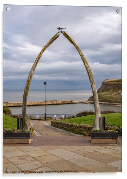Whalebone Arch in Whitby, North Yorkshire Acrylic by Chris Yaxley