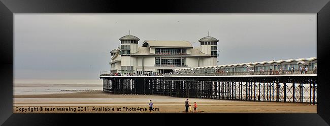 Weston-super-mare pier Framed Print by Sean Wareing