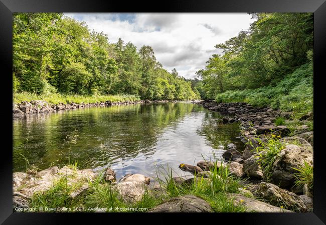 River Garbh Uisge North West of Callander, Stirling, Scotland Framed Print by Dave Collins