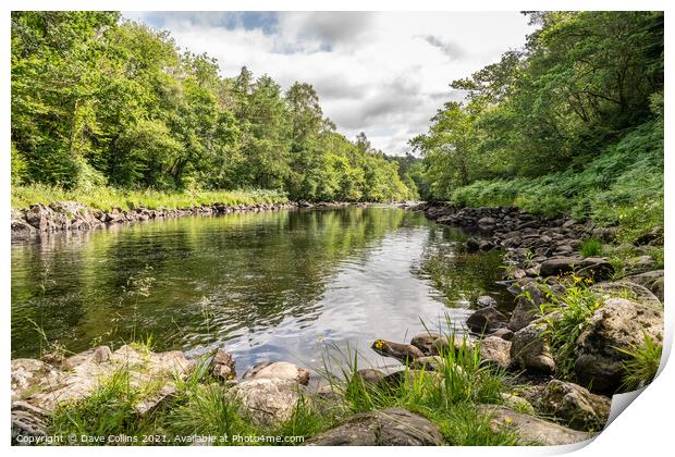 River Garbh Uisge North West of Callander, Stirling, Scotland Print by Dave Collins