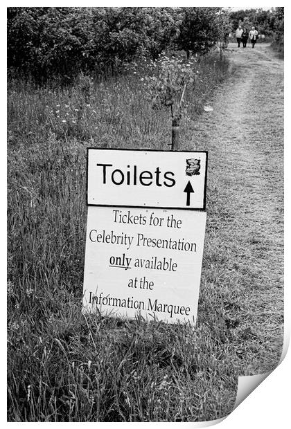 Toilets Print by Gerry Walden LRPS