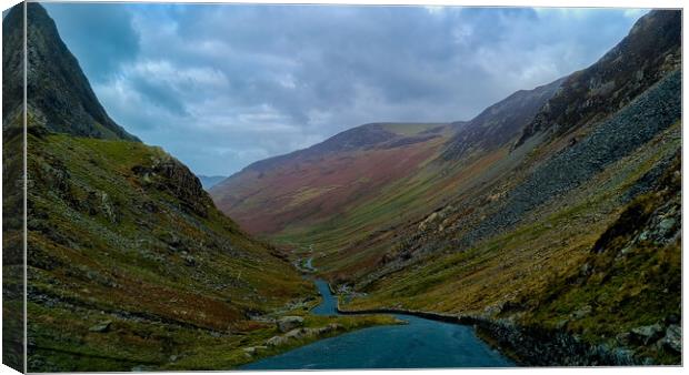 Honister Pass Canvas Print by Paul Collis