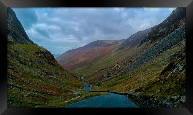 Honister Pass Framed Print by Paul Collis
