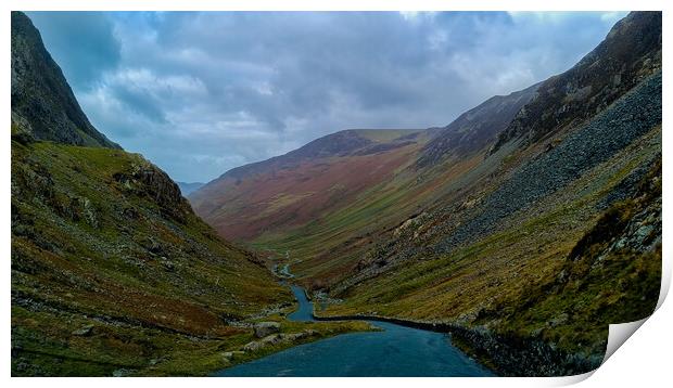 Honister Pass Print by Paul Collis