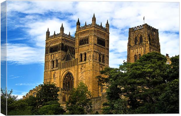 Durham Cathedral Towers Canvas Print by Kevin Tate