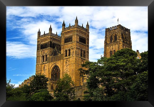 Durham Cathedral Towers Framed Print by Kevin Tate