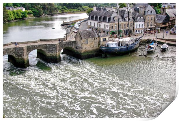Auray's Ancient River Race Print by Roger Mechan