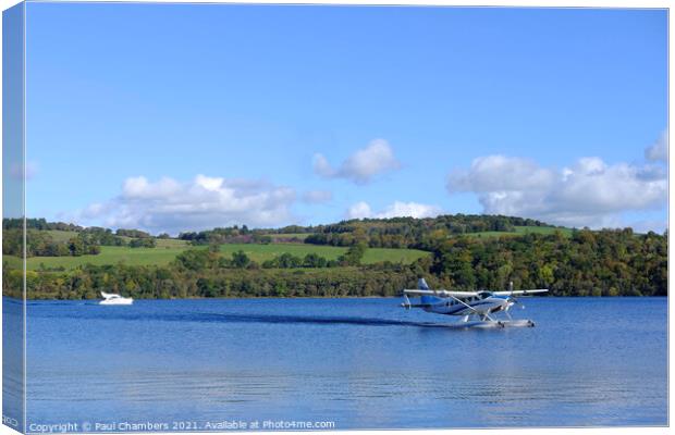 Soaring over Loch Lomond Canvas Print by Paul Chambers